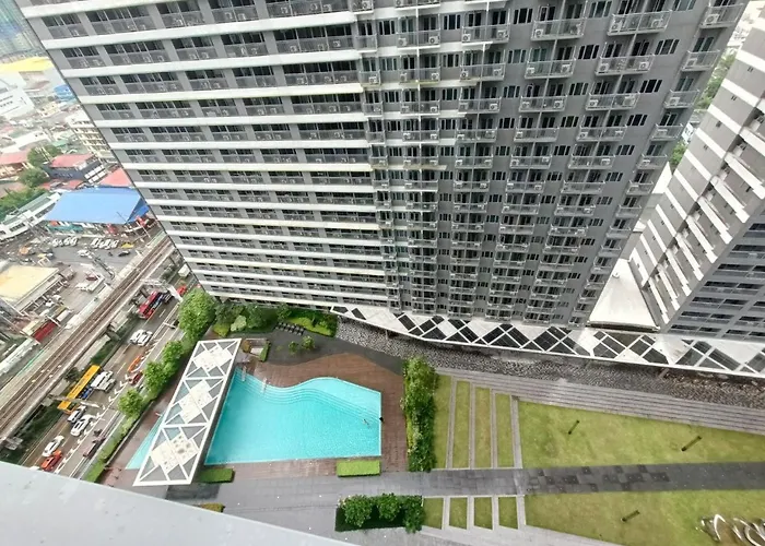 Japan Vibe Shaw Mrt Train Edsa 1br With Veranda Netflix Internet Prime Hbo Max Pool View *
