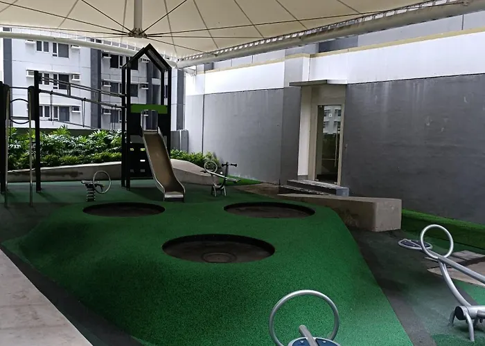 Japan Vibe Shaw Mrt Train Edsa 1br With Veranda Netflix Internet Prime Hbo Max Pool View Apartamento